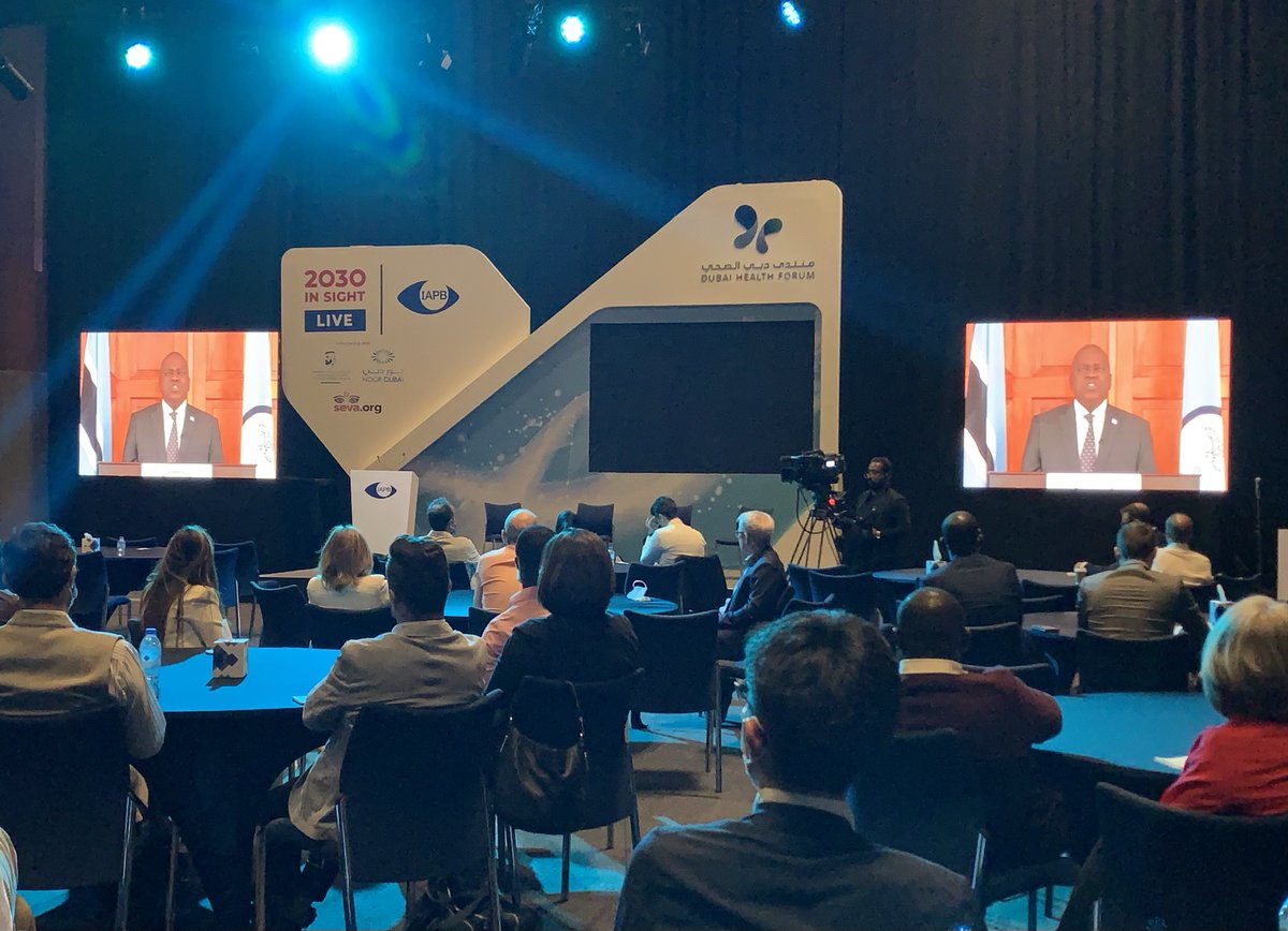 “I will advocate for school eye health, for eye health for all school aged children” -  His excellency, President of the Republic of Botswana. 

#2030InSight <a href="/OfficialMasisi/">Dr. Mokgweetsi E.K Masisi</a>