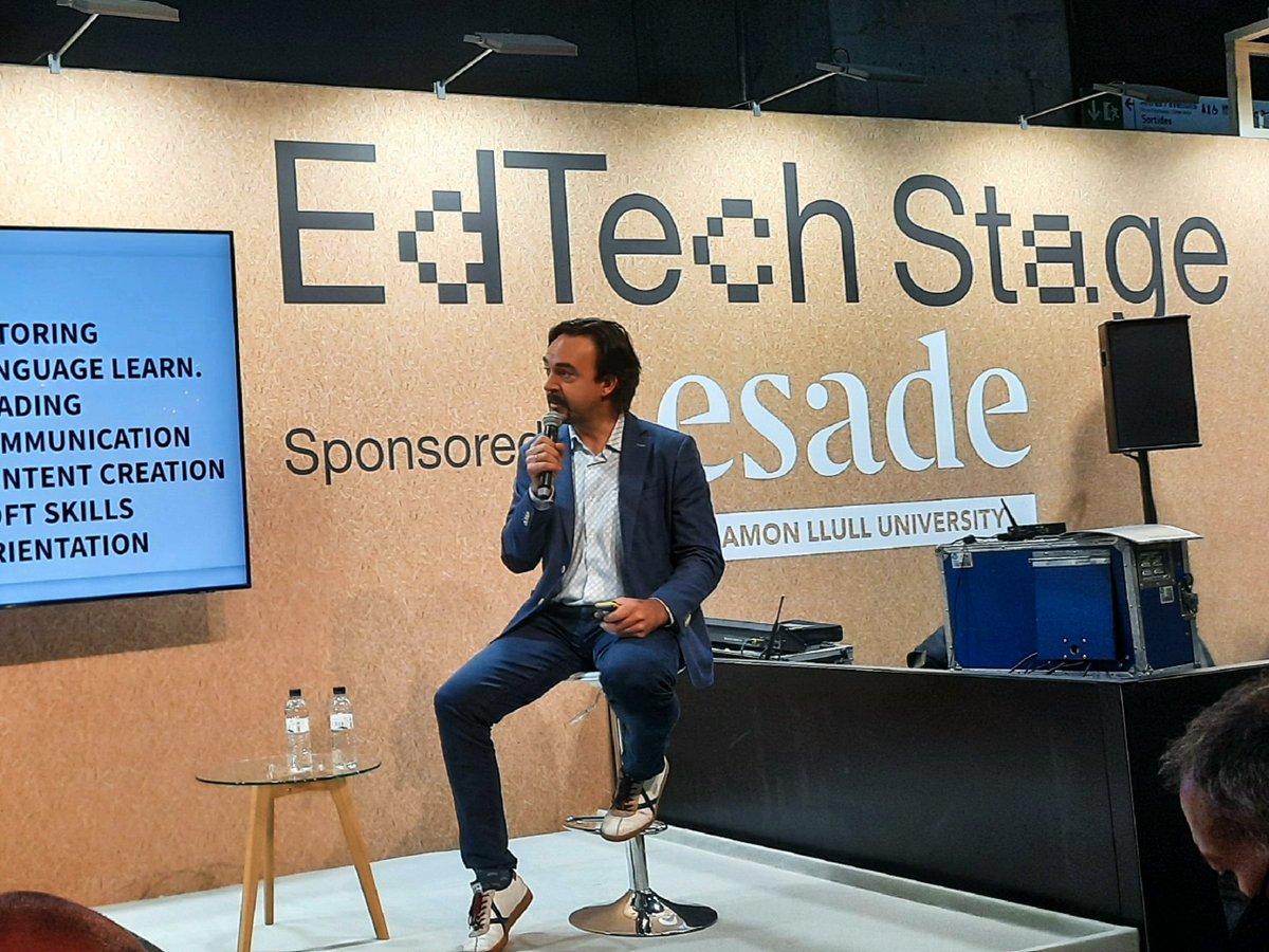 EdtechSpain_Org's tweet photo. Nuestro director, @felixlopez, participa como experto en #4YFN y ofrece un análisis de la situación actual del sector #EdTech. 🚀
@MWCHub @4YFN_MWC #4YFN22 #mschools #EdTechIsOnFire🔥 https://t.co/jFnr8P6v4r