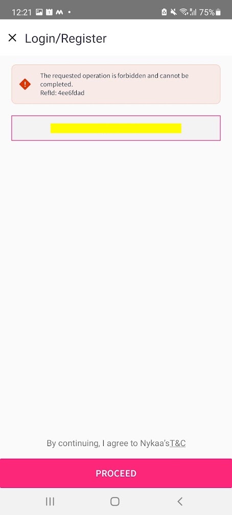 sarahjunefox's tweet photo. @MyNykaa Help! My login keeps failing, what is the issue? I tried with my phone, email, on desktop! https://t.co/oJXT2vYMHX
