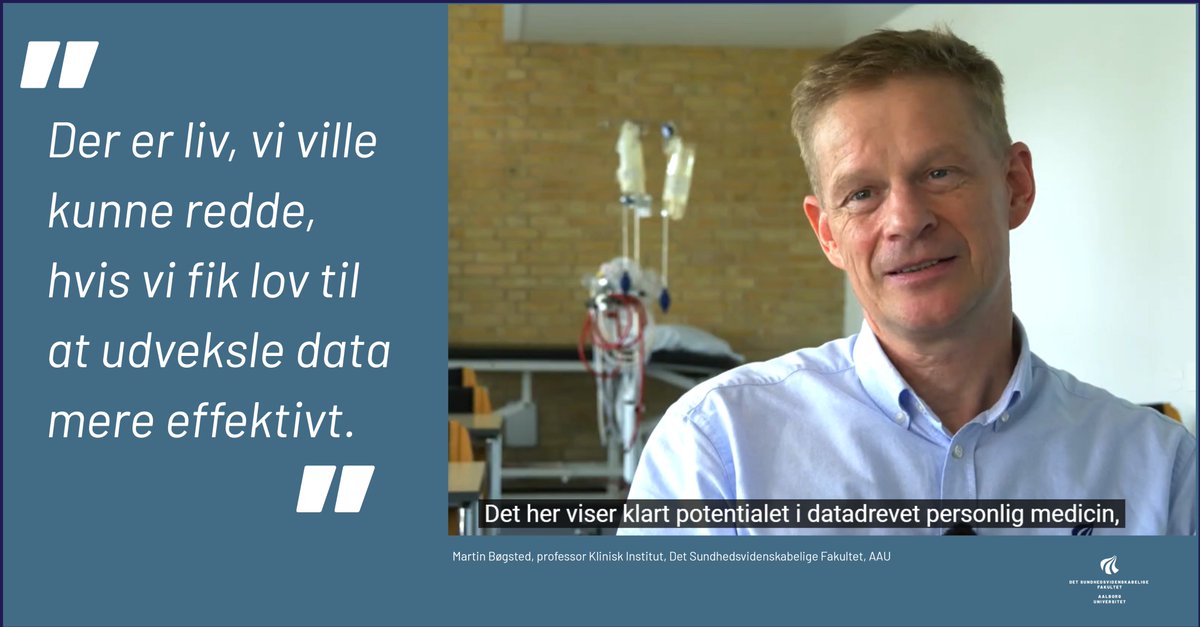 AAU SUND (@aausund) on Twitter photo PROBLEM: Uigennemskuelige GDPR-regler, der spænder ben for vigtig sundhedsforskning. 💡GOD IDÉ: Regler alle kan forstå og handle ud fra! Professor <a href="/m_boegsted/">Martin Bøgsted</a> udfolder det her: bit.ly/3pwUFCM #sundpol #dkforsk #dksund #digitalhealth PROBLEM: Uigennemskuelige GDPR-regler, der spænder ben for vigtig sundhedsforskning. 💡GOD IDÉ: Regler alle kan forstå og handle ud fra! Professor <a href="/m_boegsted/">Martin Bøgsted</a> udfolder det her: bit.ly/3pwUFCM #sundpol #dkforsk #dksund #digitalhealth