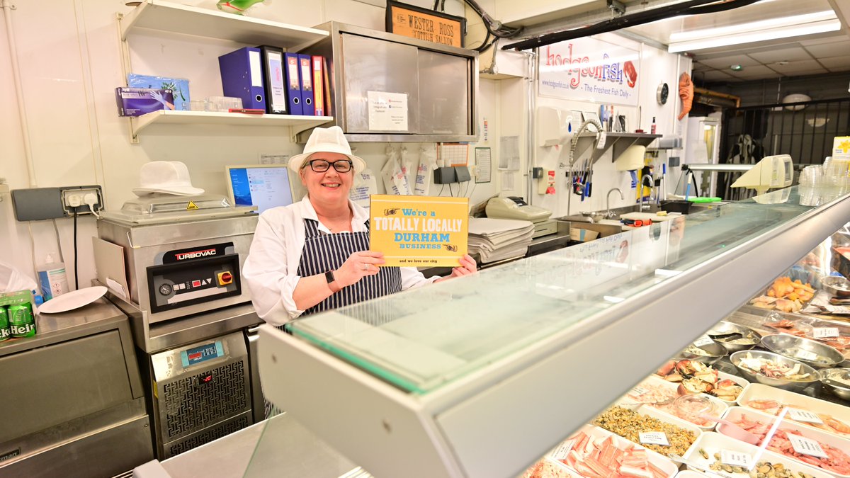 Just checking you know ... Durham has it's very own independent fishmonger in the Market Hall.  Fresh fish arrives each morning, so come along and select the perfect piece of fish/ shellfish/ seafood ... 

#shoplocal #shopdurham #shopindependent #totallylocally