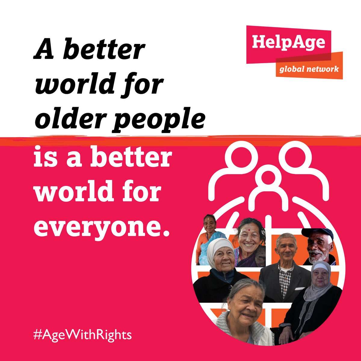 It's time to transform the world for a life with dignity when we're older.

A #UNconvention for #olderpeople will set a better world for everyone.

We join <a href="/GAROP_sec/">Global Alliance</a> Global Rally. #AgeWithRights 

rightsofolderpeople.org/global-rally/ 
<a href="/UNDecadeAgeing/">UN Decade of Healthy Ageing (2021-2030)</a>