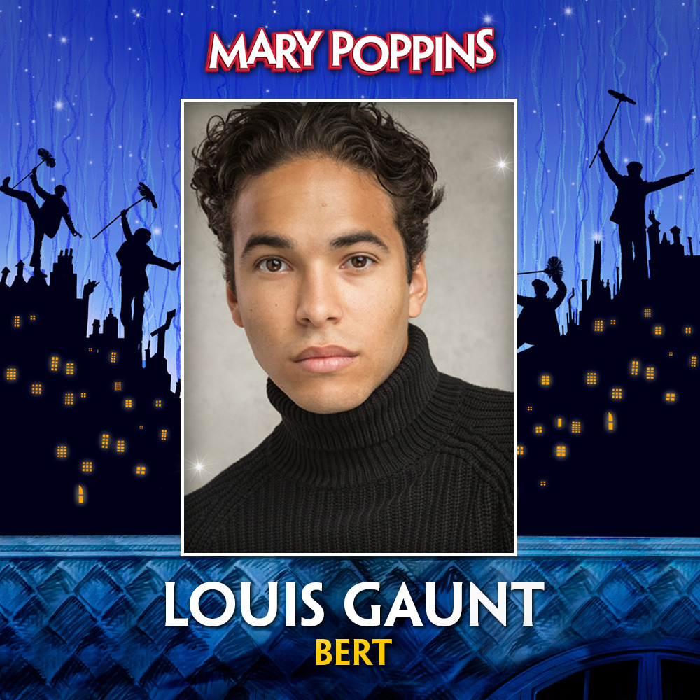 'A sweep is as lucky, as lucky can be.' ✨

Louis Gaunt will join the cast of #MaryPoppins from 22 June to play the iconic role of Bert, replacing Charlie Stemp while he performs as Bobby in the @ChichesterFT production of Crazy For You this Summer.