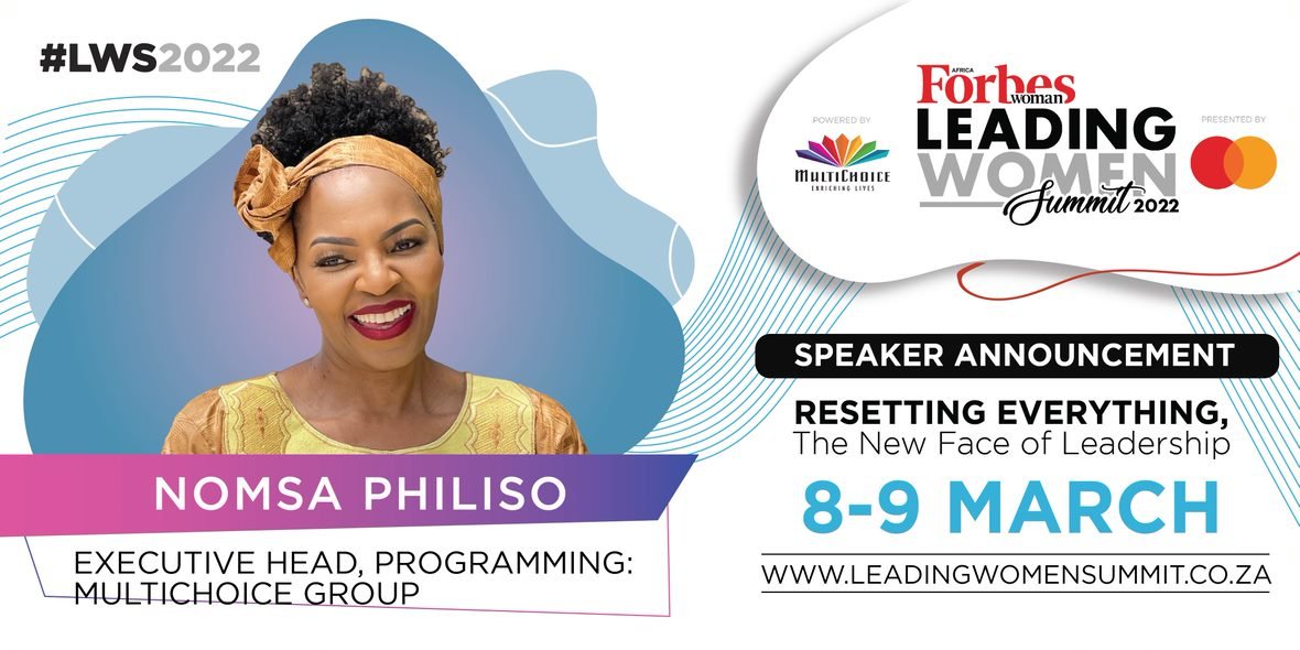 Don't miss the 7th Annual #LWS2022 as <a href="/SasaPhiliso/">nomsa piliso</a>, Executive Head, Programming <a href="/MultiChoiceGRP/">MultiChoice Group</a>, joins our incredible community of global visionaries to reset the narrative and unpack: "The New Face of Leadership." From March 8th-9th.
Register here: leadingwomensummit.co.za
