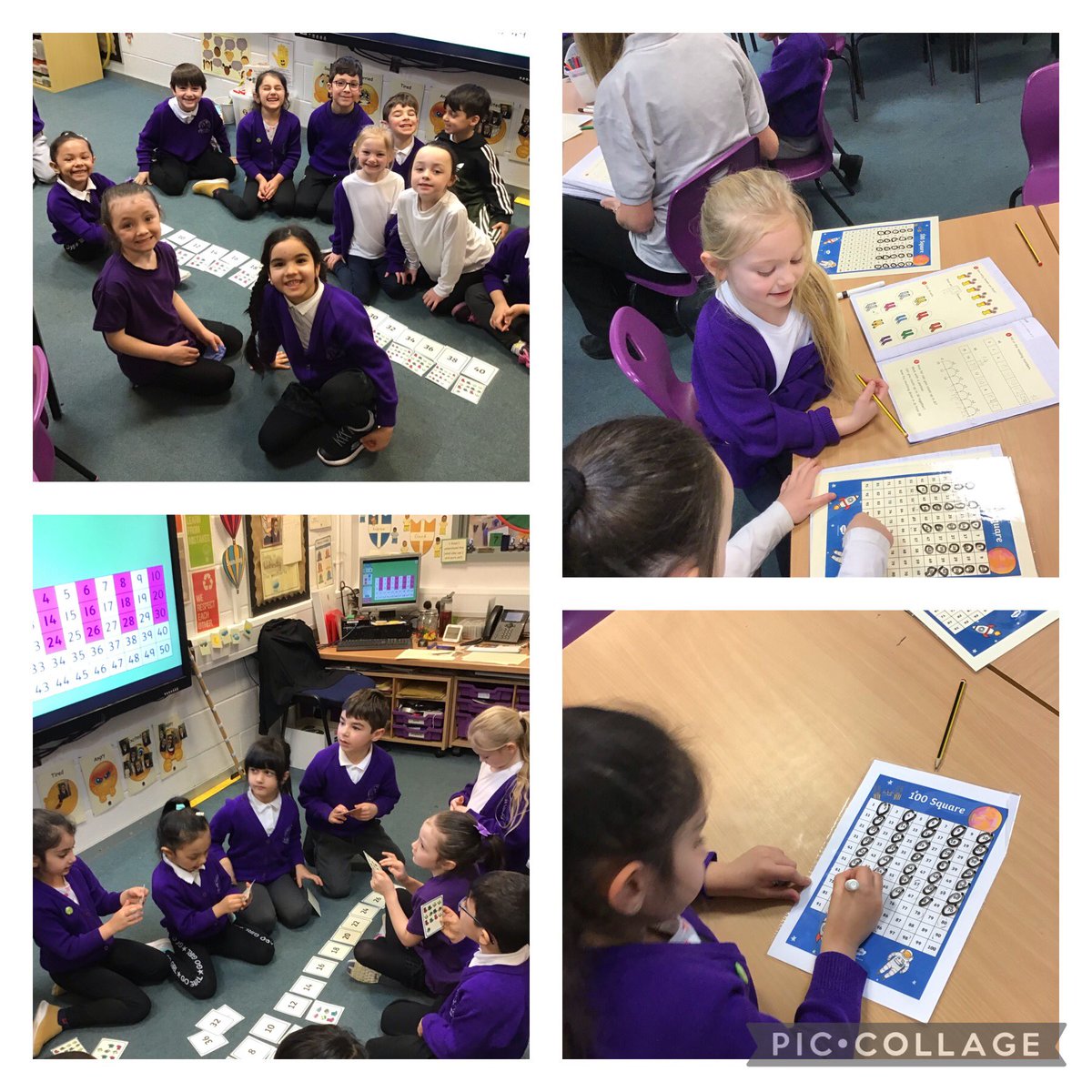 This week we have been learning to count in twos. We worked together to complete a counting in twos challenge. We are super star mathematicians in Year 1 #teamwork #countingby2 #multiplication #evennumbers <a href="/HFL8_Maths/">Holy Family Maths</a>