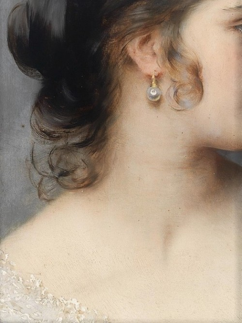 pixts's tweet photo. painting detail by eugene de blaas, c. 19th century https://t.co/KadHJpp1Ye
