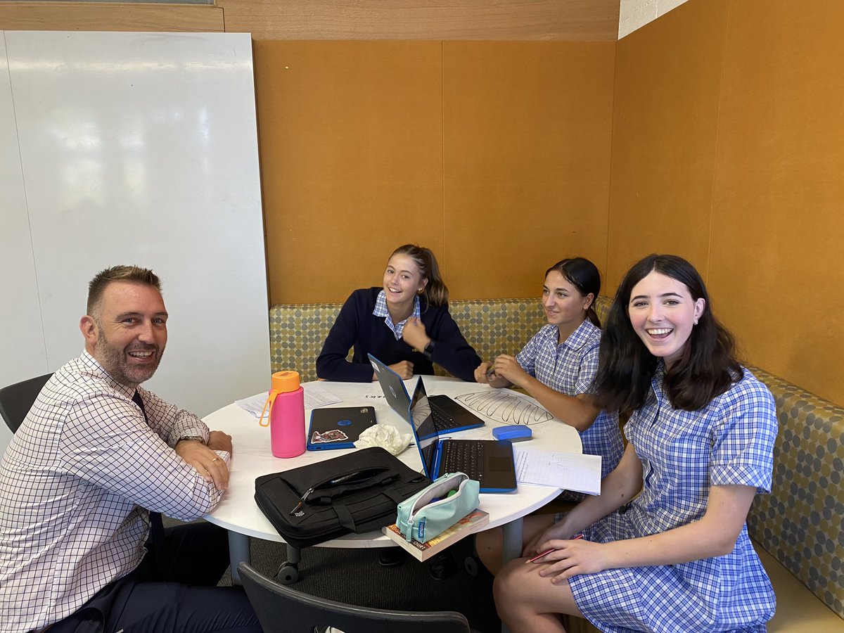 Great day at work when we get to hear the ideas and see the work of our students <a href="/FCJCollege/">FCJ College Benalla</a> These young people invented a new bike chain system and a wireless charging pad for laptops! #brilliant #aussieED