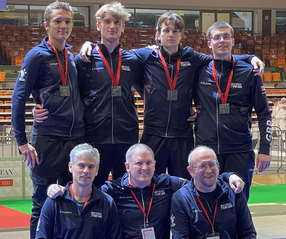 🎉🤺Congratulations to OM Jacob Mitchell, far left, and his team.🤺🎉
🥈Silver medal🥈
The European championships u20 team event
🔴🟢🔵
<a href="/MillfieldSport/">MillfieldSport</a>
<a href="/omsociety/">OM Society</a>
<a href="/FIE_fencing/">FIE</a>
<a href="/britishfencing/">British Fencing</a>