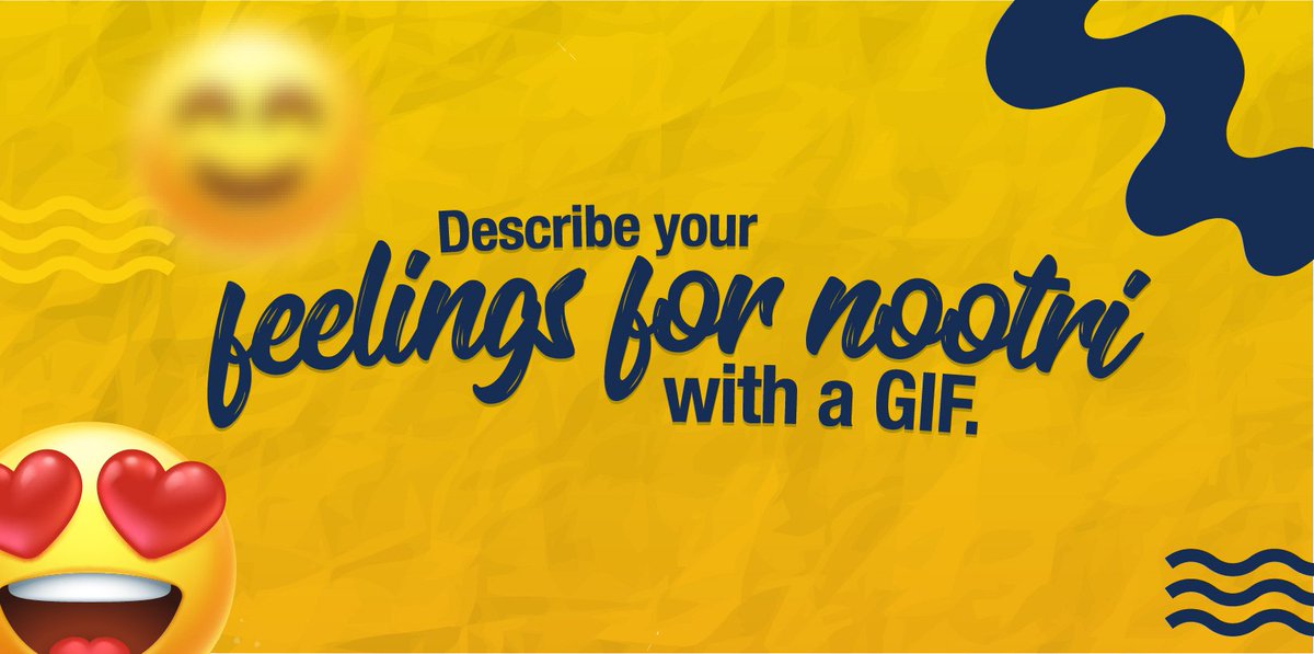 Describe your feelings for #Nootri with a GIF. Let's go!