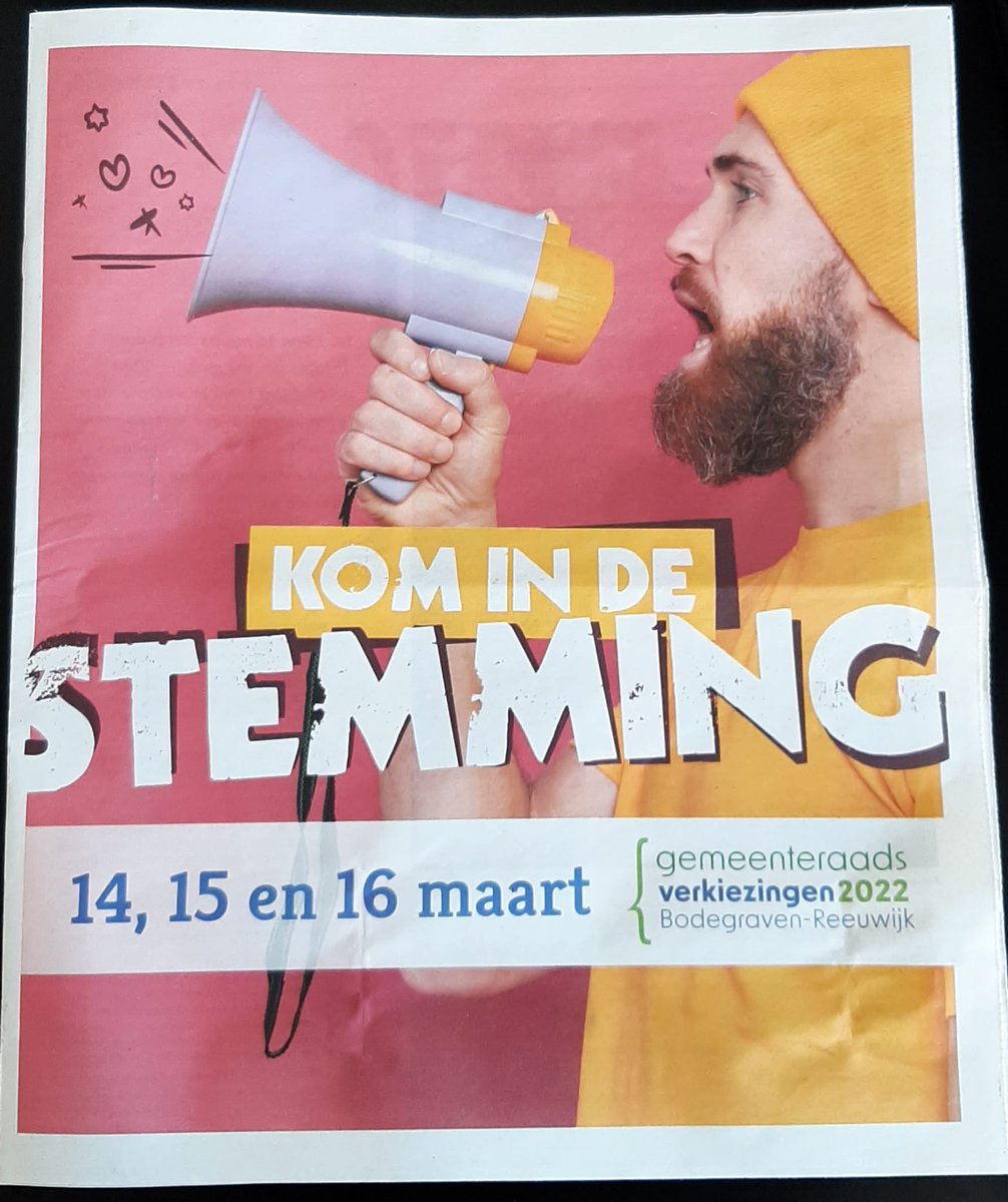 Om jou alvast in de stemming te laten komen verscheen deze week de verkiezingsspecial bij de Kijk op Bodegraven, jouw gids richting de gemeenteraadsverkiezingen op 16 maart. Lees waar VVD Bodegraven-Reeuwijk voor staat op vvdbodegravenreeuwijk.nl #vvd #bodegraven #reeuwijk