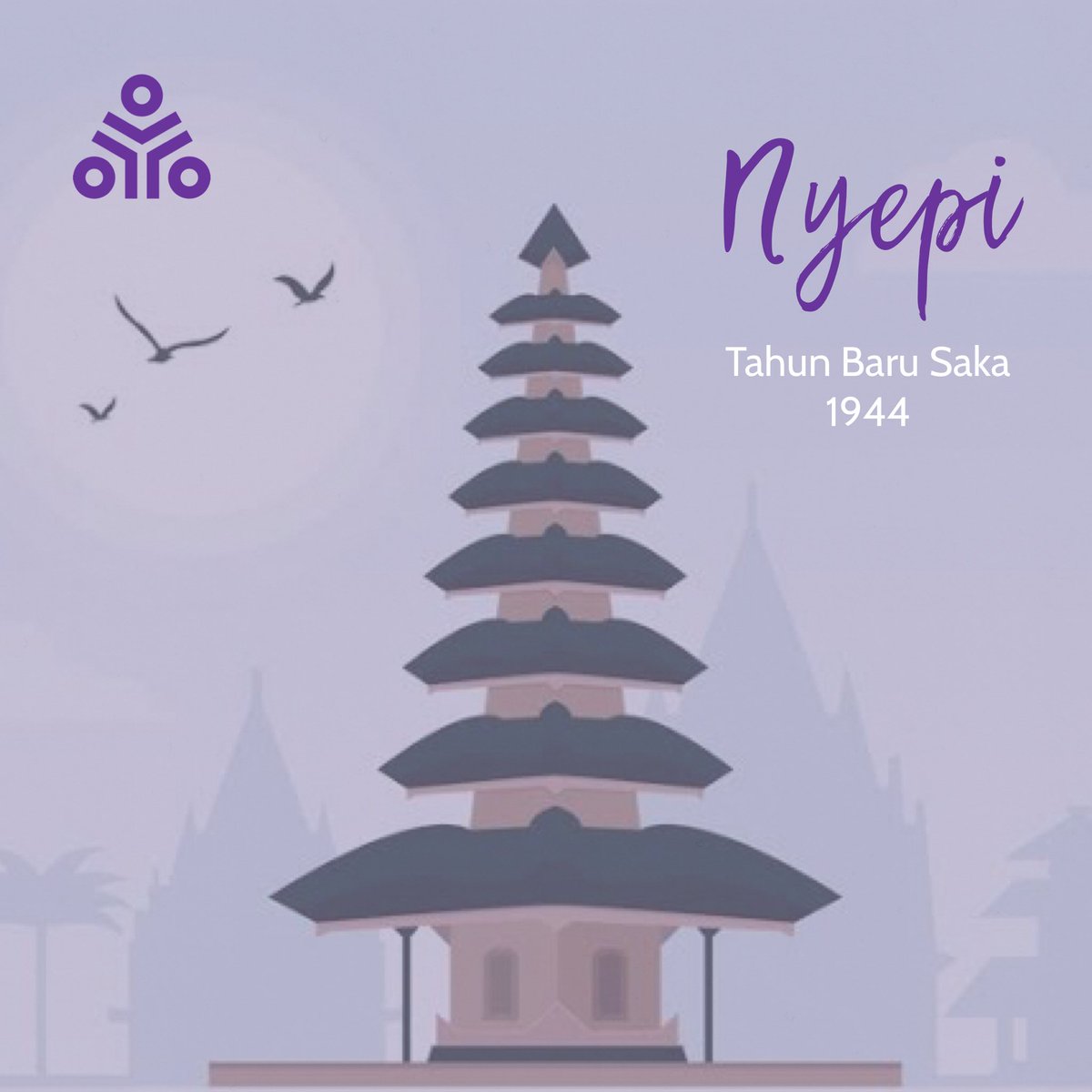 AKATIGA's tweet photo. Selamat Hari Raya Nyepi 2022, Tahun Baru Saka 1944 bagi umat Hindu yang melaksanakannya. Semoga selalu dalam lindungan Tuhan🙏🏻 https://t.co/XhTFbmru5S