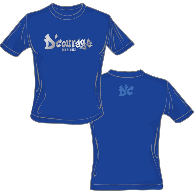 オフィシャルグッズ情報】 D'Courage (ディーカレッジ) Tシャツ新発売