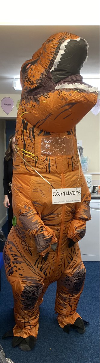A carnivore came to our assembly today! We are all enjoying wearing a word today and learning new vocabulary. Check out our website later for more photos of our 'Wear a Word' day as part of <a href="/WorldBookDayUK/">World Book Day UK 📚</a>