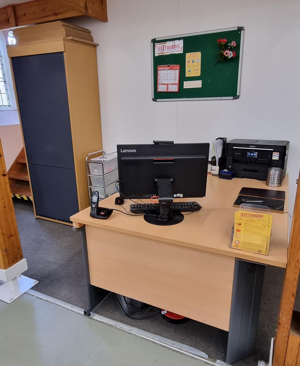 Thanks @LonghurstGroup for the kind donation of this fantastic office furniture. Feeling very settled in our new home at SFiCE House!