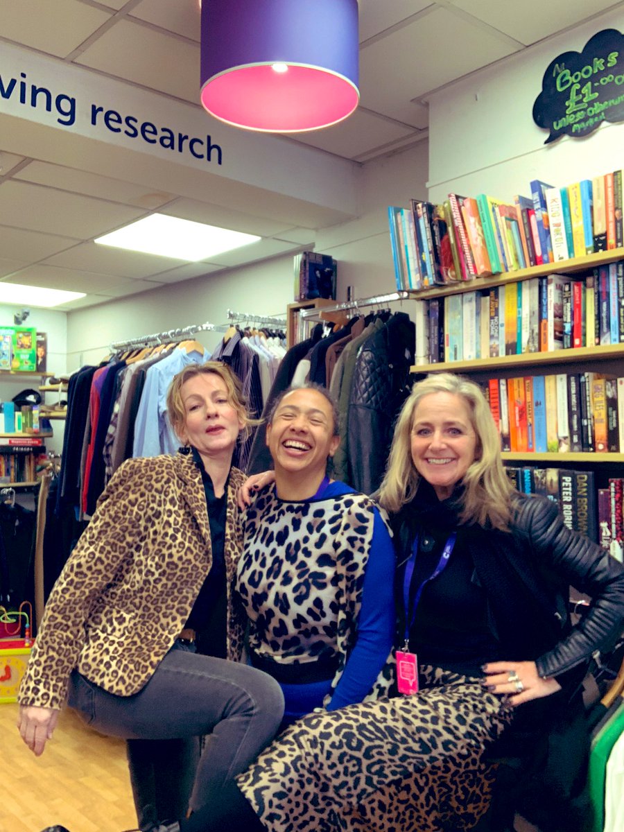 😂Every day is a joy at CRUK <a href="/CR_UK/">Cancer Research UK</a>! We have all turned up wearing leopardprint today! 🐆 Great minds think alike &amp; teamwork makes the dream work!

We are open 7 days a week &amp; have so many fabulous items 4 everyone!
#blackheath #se3 #sustainableshopping #Charity #Fun #CRUKFamily