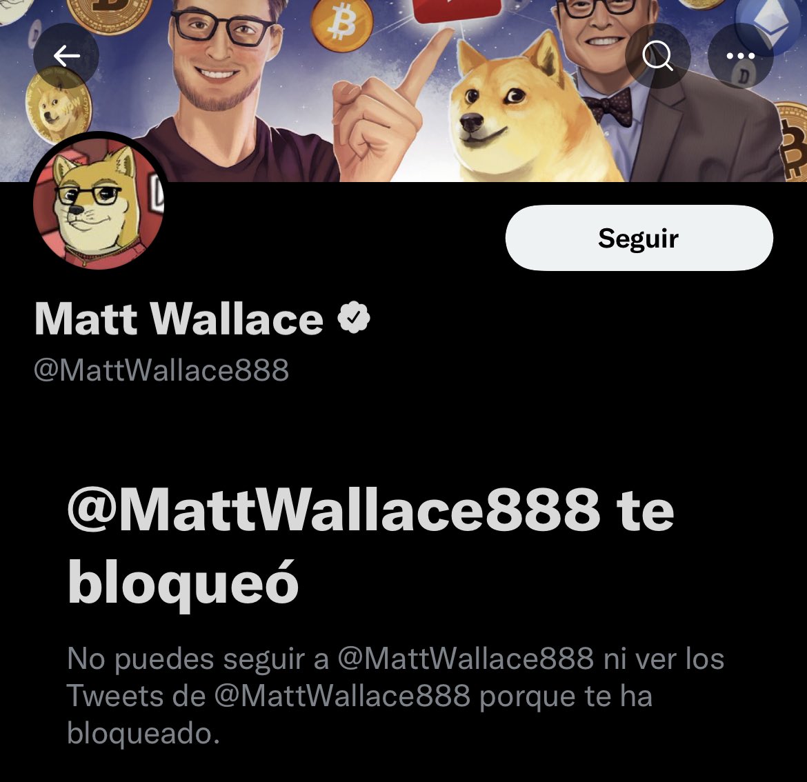 evoluciontesla's tweet image. Mr predictions has blocked me!! Lol 😂 #doge #dogecoin #mrfail $doge