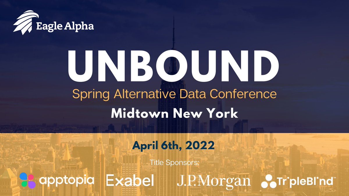 We are just over a month away from our April 6th UNBOUND Conference in New York! The final agenda is ready and we will be announcing the roster of expert speakers beginning next week. You can view the agenda and register your interest to attend here &gt;&gt; lnkd.in/gnNHemkR