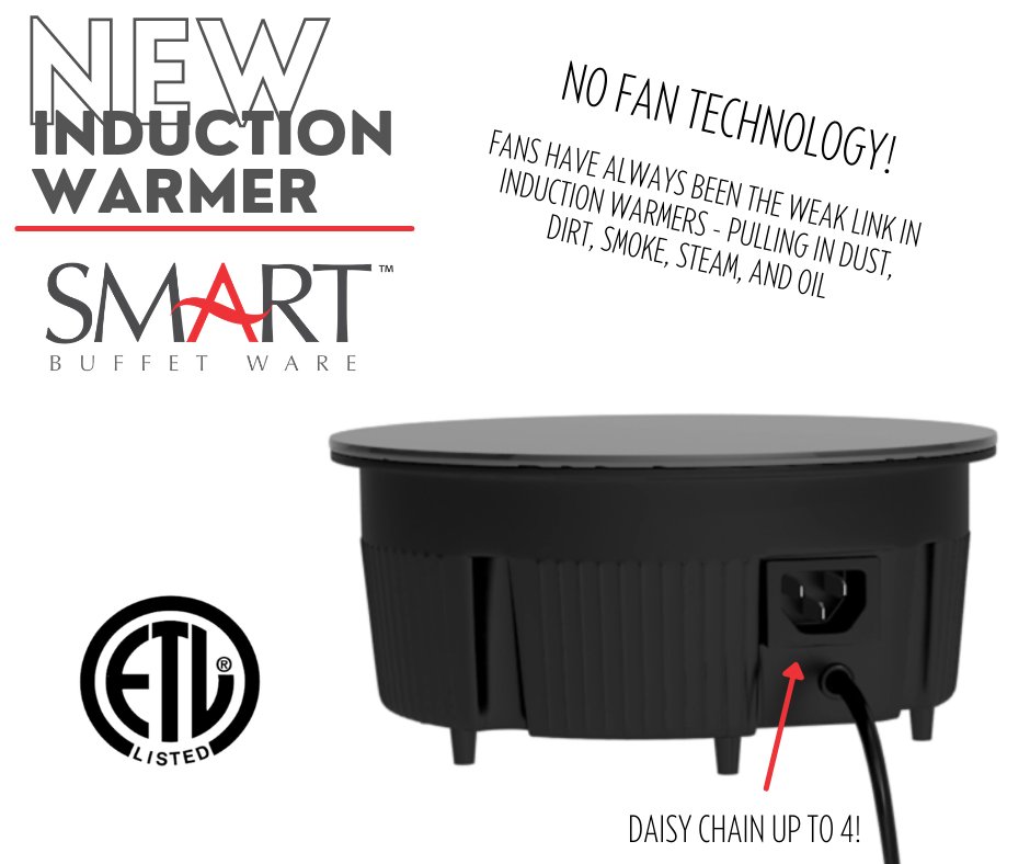 SMARTBuffetWare's tweet image. Smart's NEW induction warmer - No FAN technology!
.
.
#smartinduction #induction #inductionwarmer #newtechnology #smartbuffetware #smartbuffet #newproduct #smartsolutions #choosesmart #hospitality #foodservice #buffet #catering #events