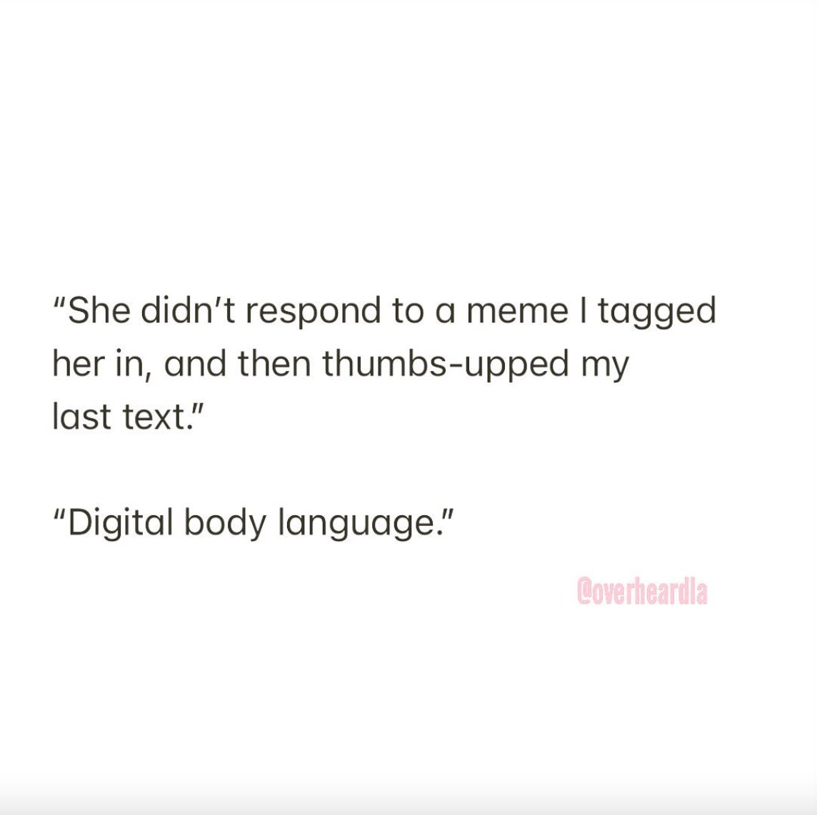ericadhawan's tweet image. Ever experienced this? It’s digital body language at play and an example of how important it is to be cognizant of how we’re interacting with one another and how we’re interpreting communication in the digital space.

#digitalbodylanguage #communication #texting #digitalghosting