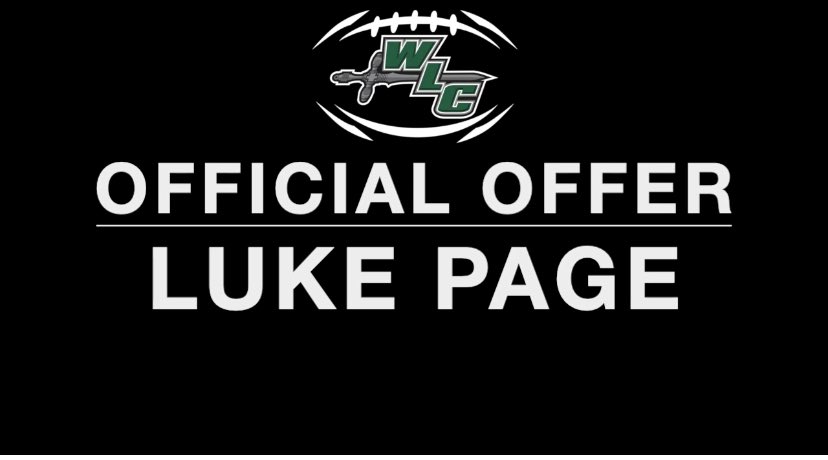 After a great couple conversations with <a href="/WLCCoachWolf/">Cameron Wolf</a> and <a href="/WLCCoachTreske/">Eric Treske</a> I have very excited to say I have received my 7th offer