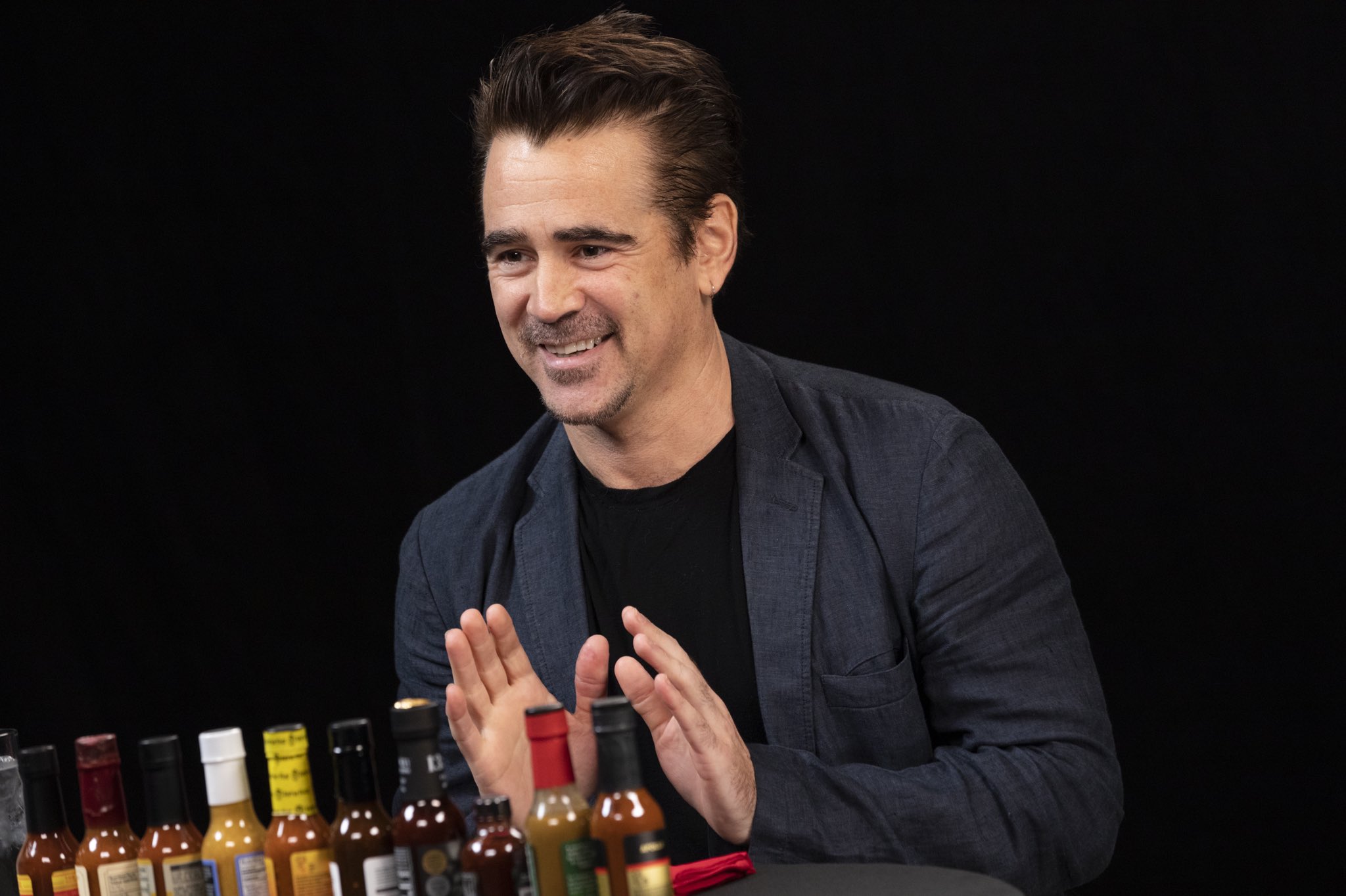 Sean Evans on Twitter "Here’s Colin Farrell channeling his inner Chili