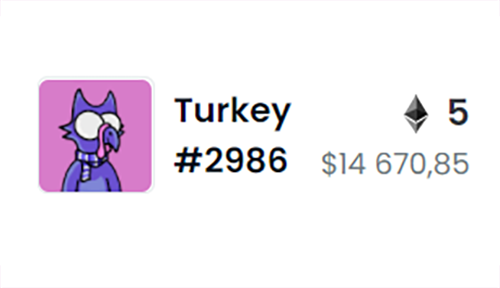 TurkeysNfts's tweet photo. OH MY GOBBLEE!! BIG TURKEY SALE🚀🚀🚀
#GobbleGang #ToTheMoon #openseanfts https://t.co/WyW9NPGLGI