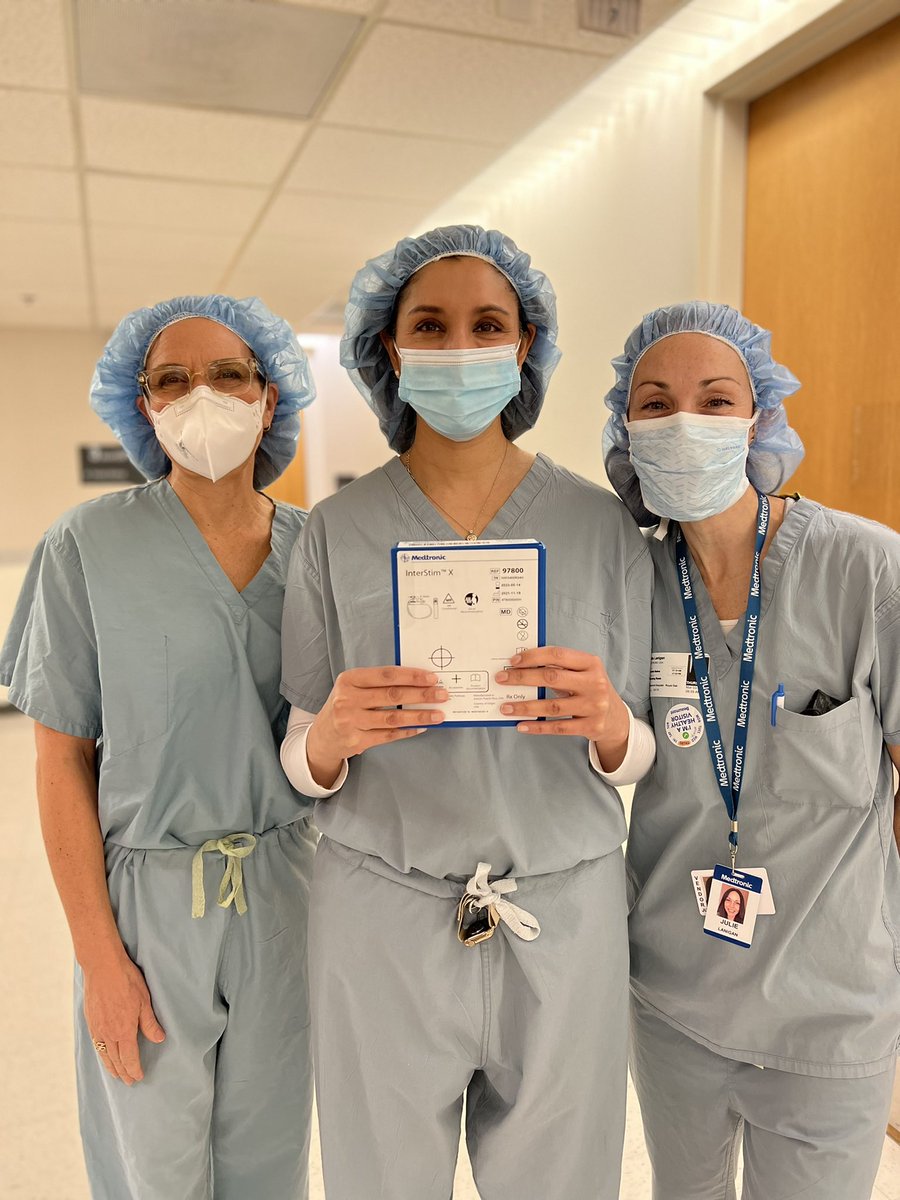 lizezzo's tweet photo. Congratulations, Dr. Priya Padmanabhan @BeaumontHealth on your first InterStim X™ system case today! Risks may include surgical, device, and stimulation-related complications. Important Safety Info: https://t.co/PZfVYFPTPb #NextGenSNM #MedtronicEmployee #beaumonturology https://t.co/i6nS6BVGZM