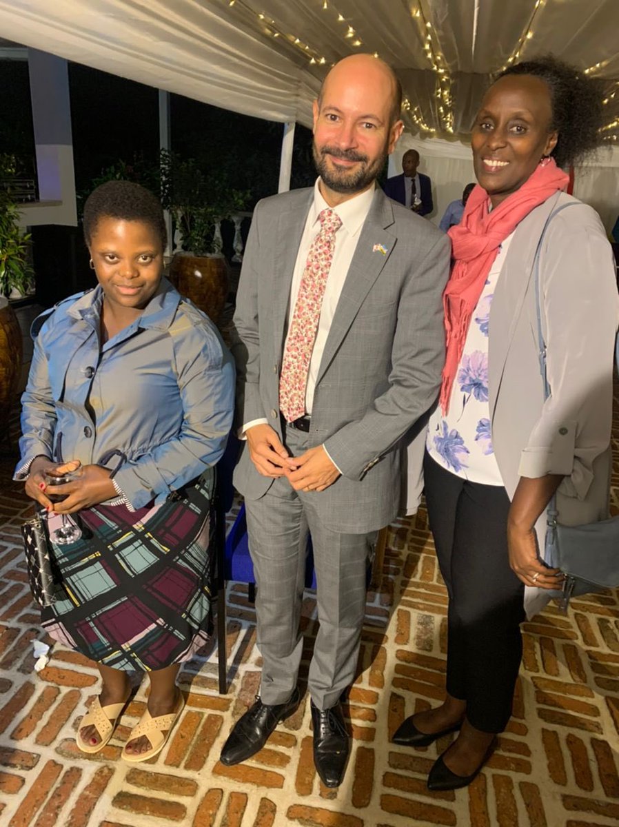 RDSO participated in the reception to celebrate commitments made at the 2022 Global Disability Summit at the British Residency @UKinRwanda

The British High Commissioner to Rwanda @omardaair with one of our self advocate, Fidelia, and our Vice Chairperson, Eduige Musabe. #GDS2022