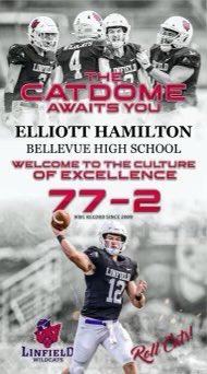 ElliottHamilt10's tweet photo. After a great call with @coachbelliott I am excited to announce that I have received an offer to play football at Linfield University! @CoachMcKinney20  @BellevueFB @PrepRedzoneWA @PNWSports_ @RylandSpencer https://t.co/do1JK7zSgH