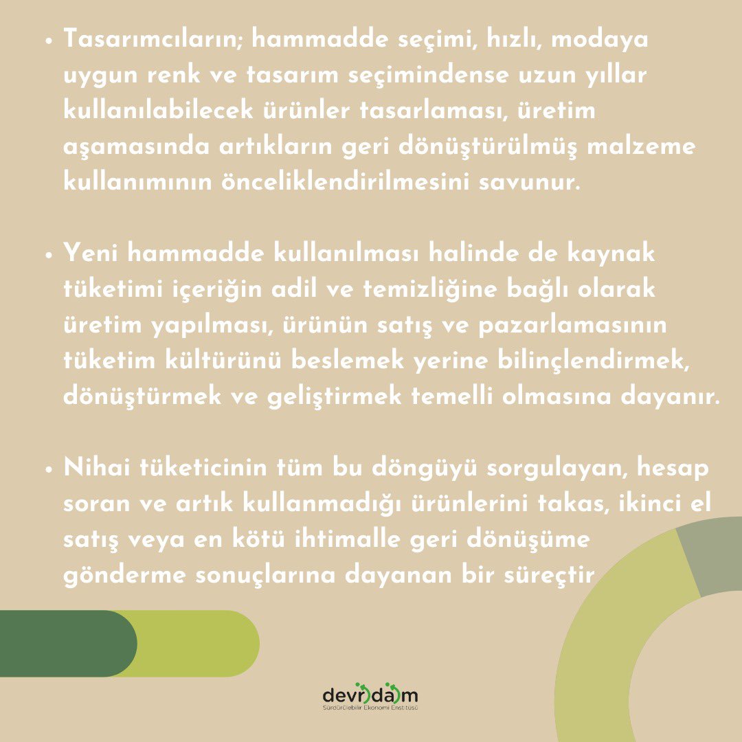 devridaimen's tweet photo. Döngüsel moda nedir? 🤔🪡🧵🧶 https://t.co/PNOopJvrZc