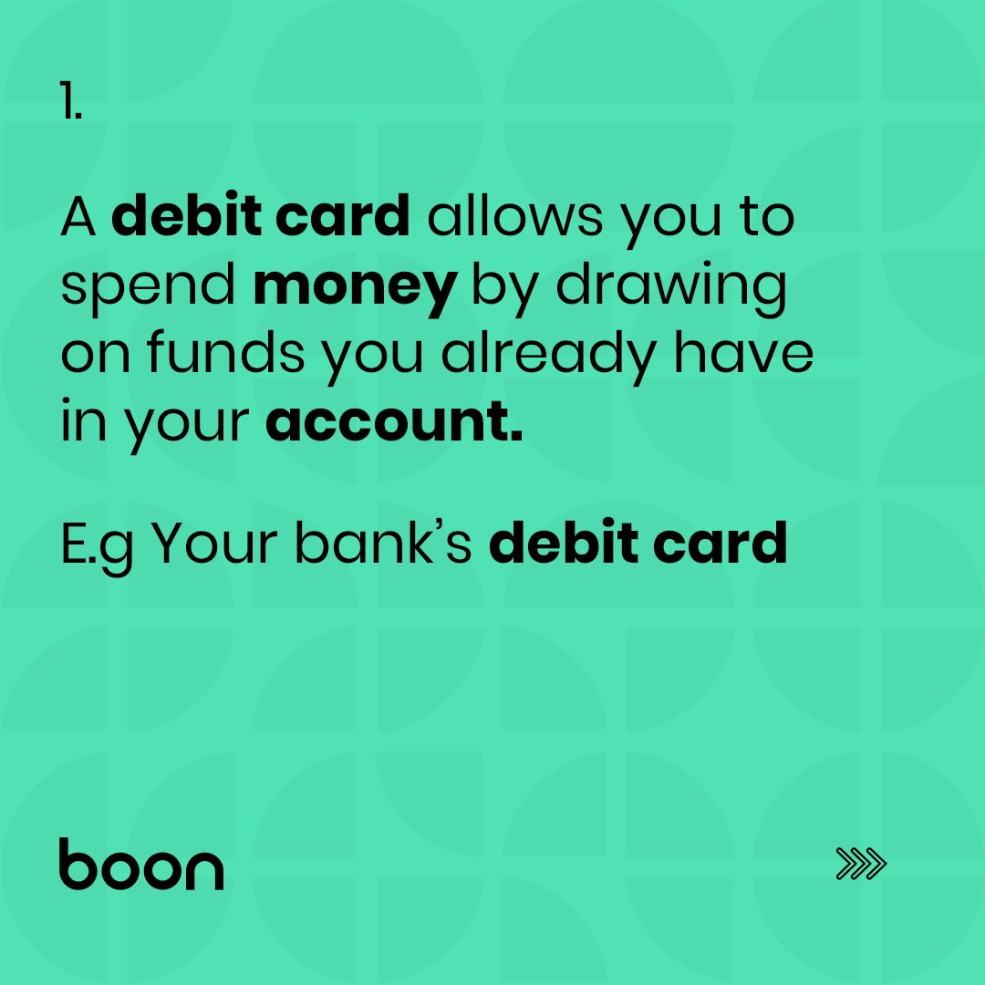 boon_cards's tweet photo. Here’s the basic difference between credit cards and debit cards.

Join our waitlist to get first dibs on our credit card. Link in bio 😉 

#boon #booncredit #creditcard #debitcard https://t.co/eb8gfXEn97