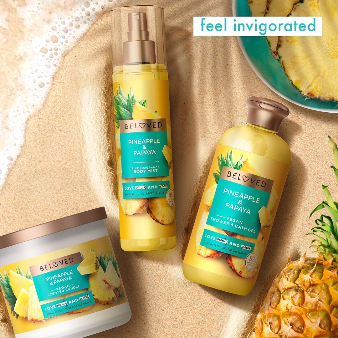 NEW #smallactsoflove with every bath😌
we know winter weather can be exhausting, so we're bringing a taste of summer to these cold days with 2 new scents from our BELOVED bath &amp; body collection☀️
which one are you reaching for? 
❤️  Strawberry &amp; Brown Sugar
💛  Pineapple &amp; Papaya
