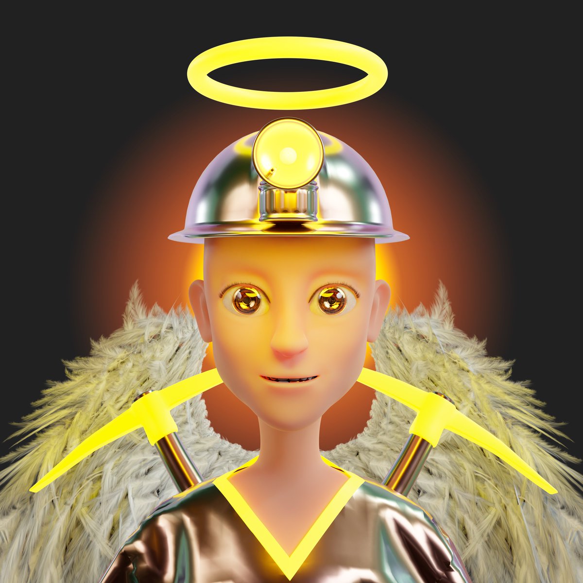 #GN #NFTCommunity 

A quick #sneakpeak from our legendary farmers⛏️

Angel-Farmer has descended from the Heaven Mine to bring us #passiveincome &amp; sellout tomorrow👼

Remind: Huge Giveaway going on, 5 FREE NFT TO WIN🔥
 
#NFTCollection #nftart #NFTGiveaway #nftcollector #DAO #ETH