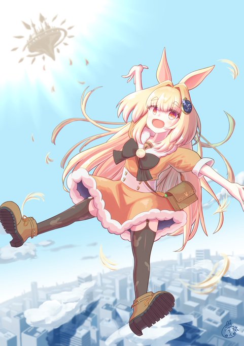 うさぎの日だったのでうちの子見てほしい…
#うさぎの日  #オリジナルイラスト 