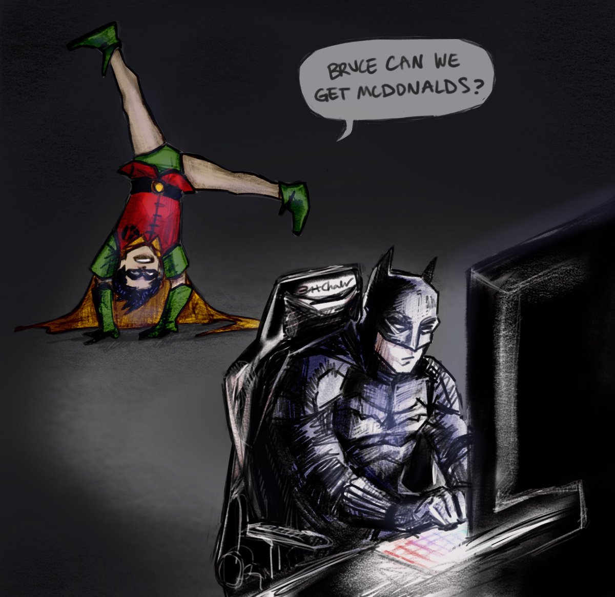 niteween's tweet photo. the batman 2 https://t.co/fpRR8MdMMr