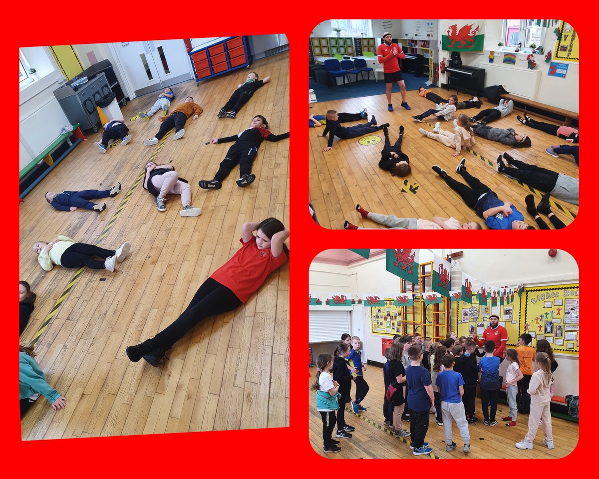 AbbeyPrim's tweet photo. What an exciting day we have had in year 4 today! We had a great time meeting @FfitMr and taking part in one of his sessions. Diolch yn fawr! #Teamyr4 #healthyindividuals #article6 https://t.co/y0kQVZhxlM