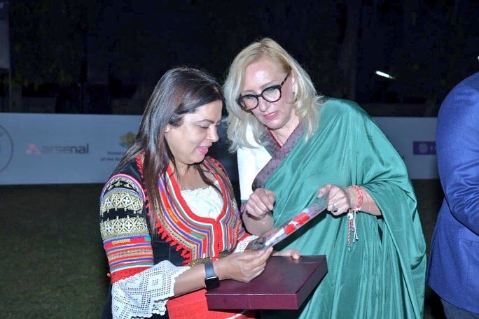 M_Lekhi's tweet photo. Great pleasure to attend the National Day of Bulgaria as Chief Guest! Congratulations @EleonoraDimitr8 for organizing a beautiful evening. Confident that India-Bulgaria friendship will achieve greater heights! https://t.co/C1kqCQ2xUn