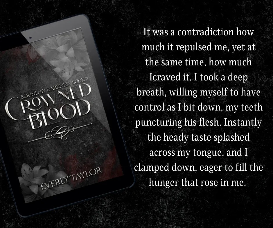 It's finally HERE!!
🖤★°•.✶.•°🩸°•.🖤.•°🩸°•.✶•° ★🖤
Crowned Blood- the sexy vampires have returned!
books2read.com/CrownedBlood
#Vampire
#NewReleases #Romance