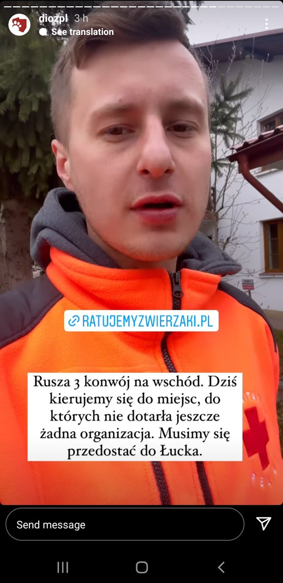 Actions4Animals's tweet photo. #Ukraine #HelpUkraine #animals #UkraineAnimals #dioz @kinga_valentino @ElitaAuto @domdyer70 @Act4AnimalsEU @DeborahMeaden the convoy goes towards Belarus/Ukraine border. There is help available in #Lviv area, no possibility to get to #Kyiv :( . Follow: https://t.co/bTfZkXWSXQ https://t.co/YE6rEf2SKA