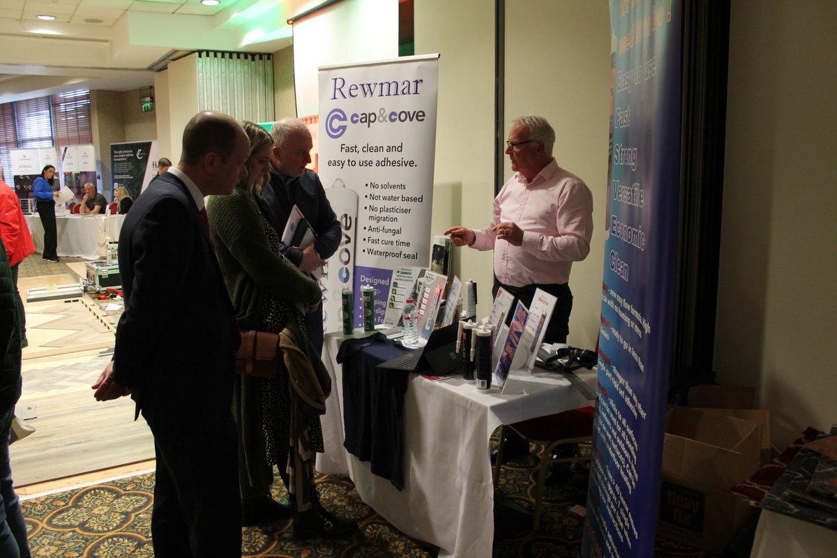 There has been lots of activity at the <a href="/GekkoAdhesives/">Gekko Flooring Adhesives</a>, <a href="/QuantumFlooring/">Quantum Flooring</a> and <a href="/RewmarAdhesive/">Rewmar</a> stands. We have already welcomed twice as many visitors as our last expo and we'll be open here until 7pm tonight.