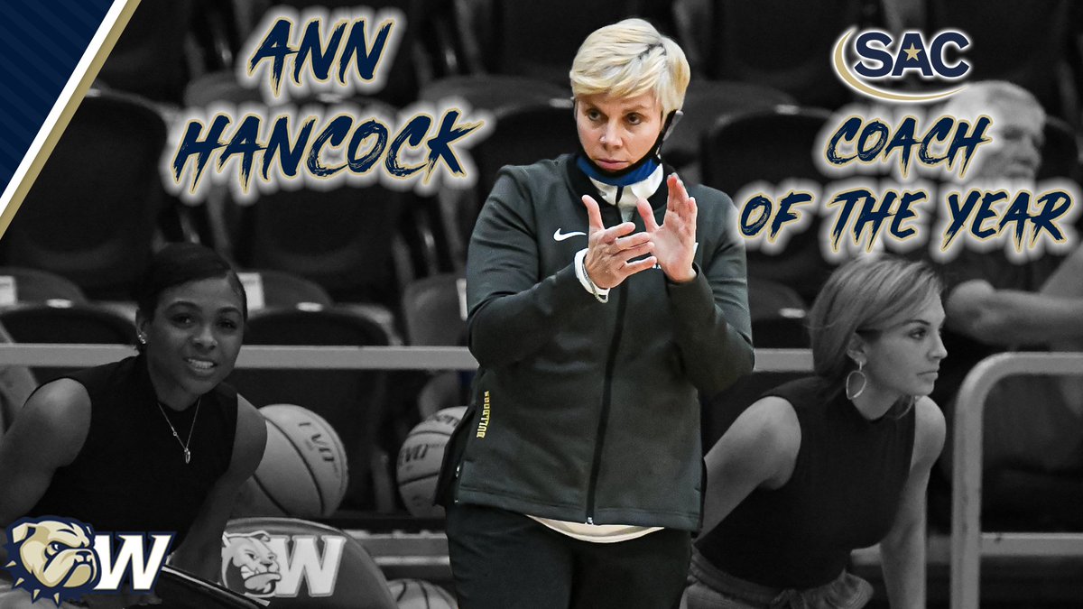 WU_Bulldogs's tweet photo. .@WingateWBB piling up the awards!

Bryanna Troutman is the SAC PLAYER OF THE YEAR!

Ann Hancock is the SAC COACH OF THE YEAR!

Troutman, Haleigh Brandon &amp; Hannah Clark earn All-SAC honors!

Story | https://t.co/IoOD5bhkXg

#OneDog https://t.co/5yadIGzwjP