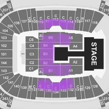 PLS RT looking to buy 2 tickets for 4/8, 4/9, 4/15, and 4/16 dates in these sections, please contact if you’re selling! thank you! #PTD_ON_STAGE_LasVegas #PTD_ON_STAGE_LAS_VEGAS #PTD_ON_STAGE_LV #bts #btsticket