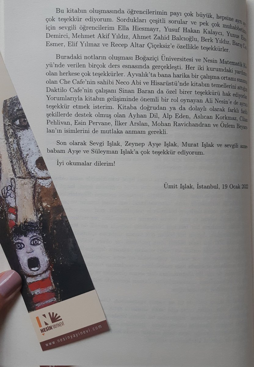 Benden de <a href="/IslakUmit/">Ümit Işlak</a> Hocam'ın kitabıyla ilgili havalı bir tweet gelsin, özellikle 2. sayfayı iyi okuyalım arkadaşlar 😜 Şaka bir yana bu harika kitabı kaçırmayalım.