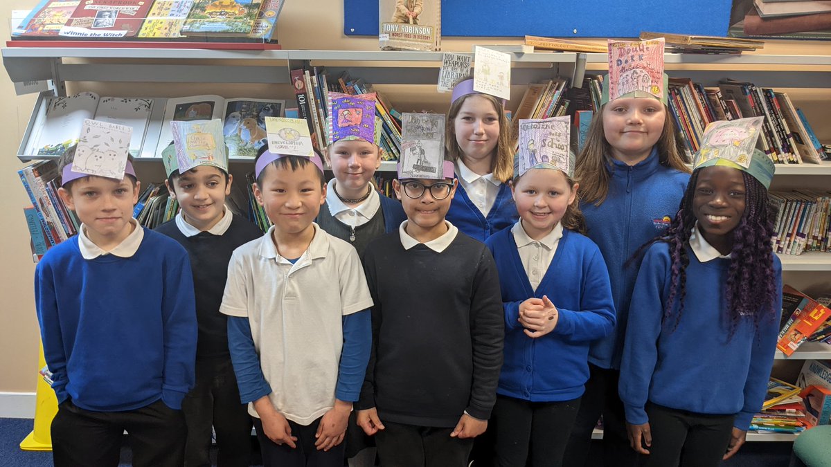 forthview_ps's tweet photo. To celebrate #WorldBookDay today we all made headbands to celebrate our favourite authors and illustrators! https://t.co/r3ifxHx9HA