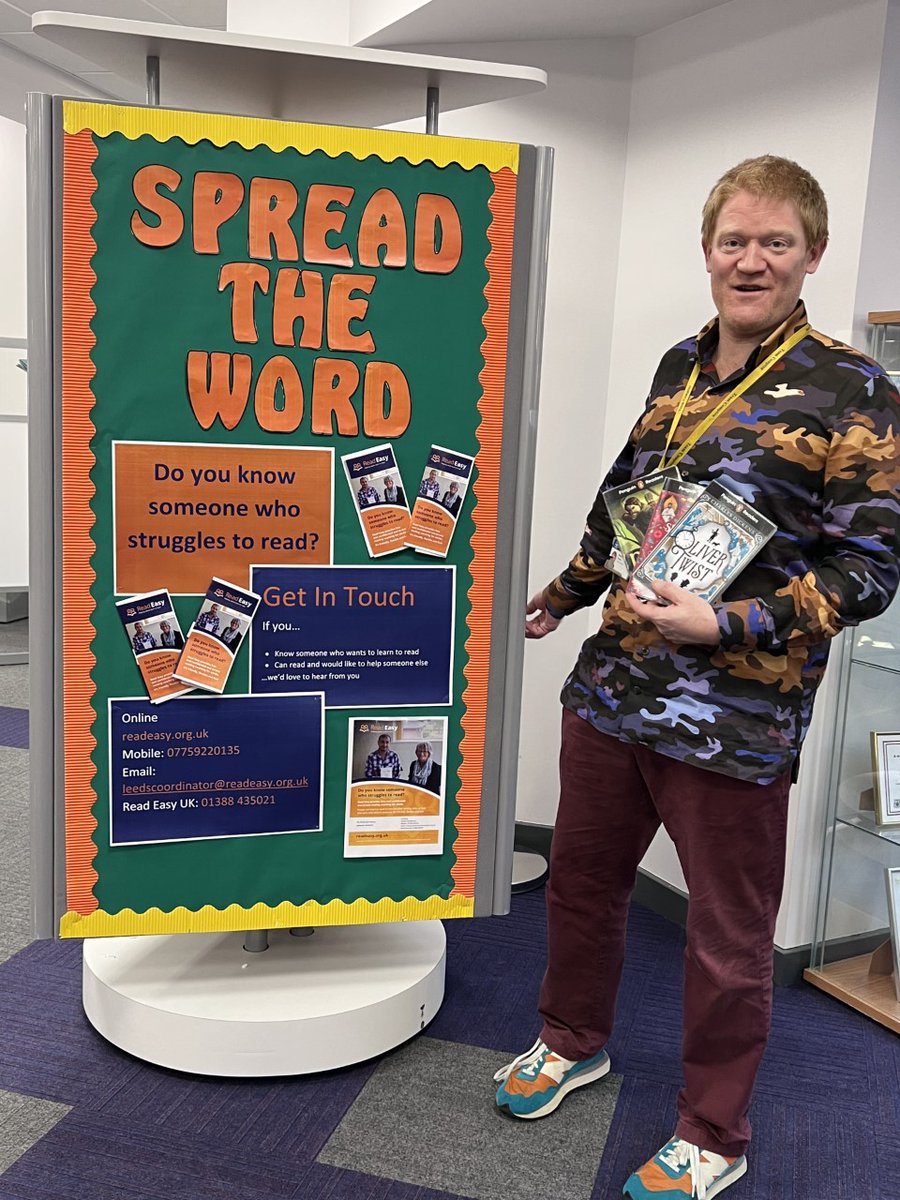 ComptonCentre's tweet image. "Do you know someone who struggles to read? Read Easy Leeds provides free and confidential one-to-one reading coaching for adults. It's friendly, flexible and fun!"
Just ask at @ComptonCentre and we'll provide further details and refer you to this wonderful free service.