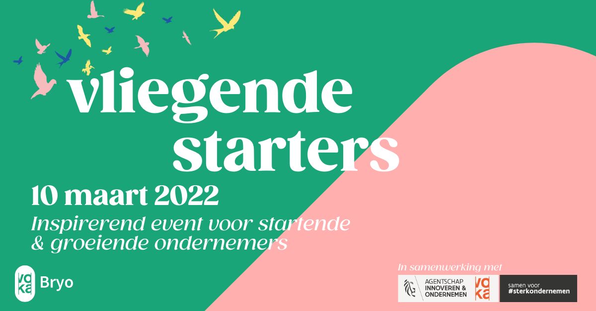 Hóóg tijd om weer te #netwerken in levende lijve - het kan tijdens Vliegende Starters volgende week!

Schrijf je nog snel in via voka.be/vliegendestart…

#sterkondernemen