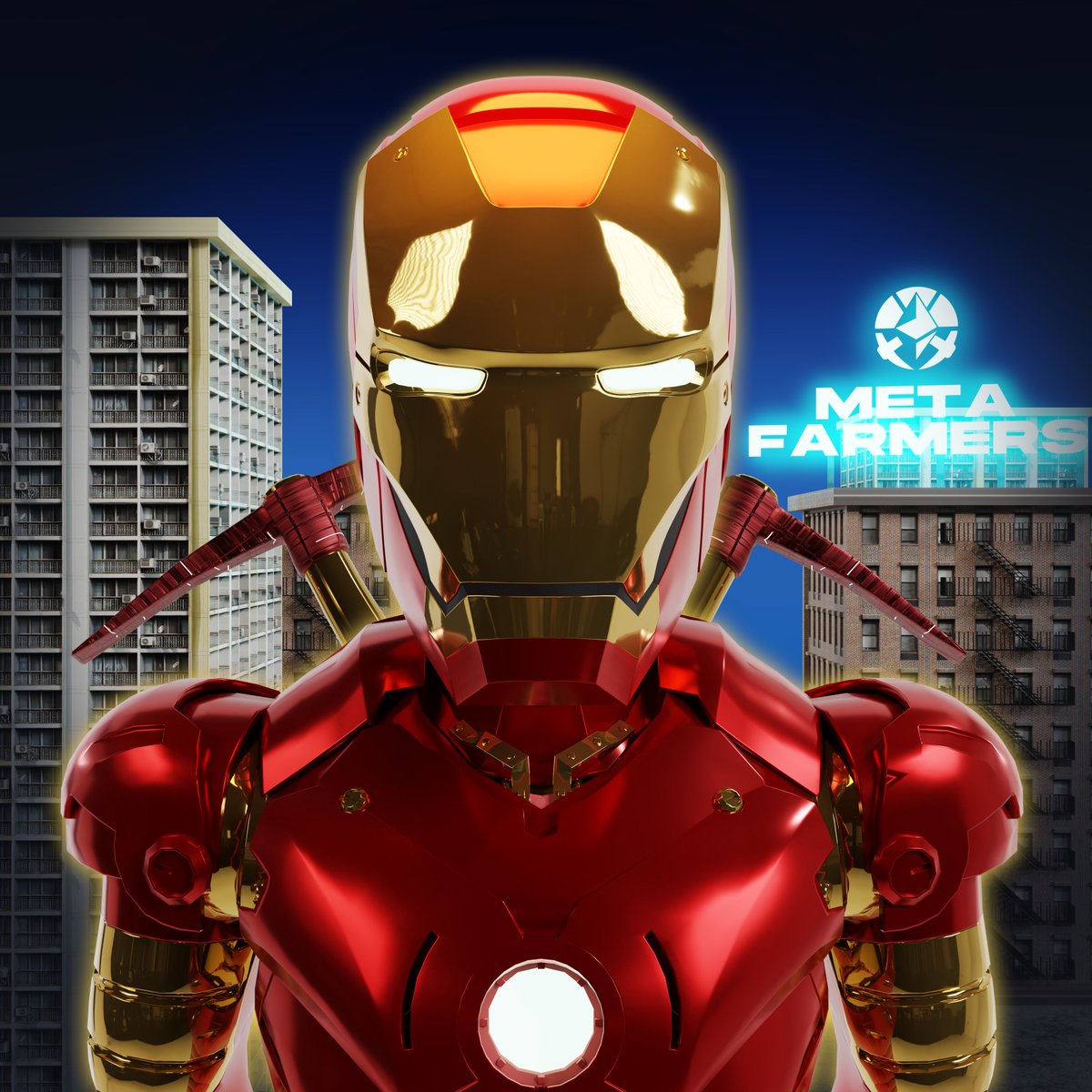 #GM #NFTCommunity 

A quick #sneakpeak from our legendary farmers⛏️

IronMan-Farmer has left the #Avengers Mine to come to help to sellout tonight &amp; get us all #passiveincome 

Remind: Huge Giveaway going on, 5 FREE NFT TO WIN🔥
 
#NFTCollection #nftart #NFTGiveaway #nftcollector