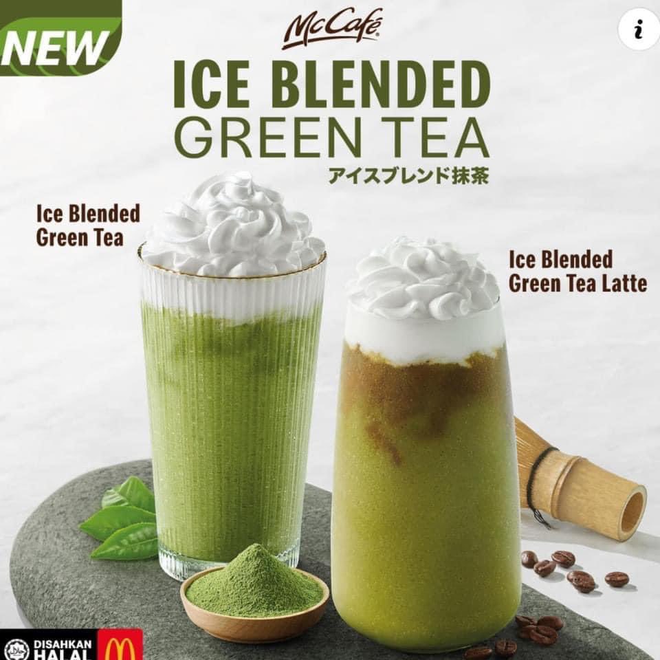 Menu Matcha BARU DARI McDonald’s 🍵

💚Ice Blended Green Tea
💚Ice Blended Green Tea Latte
💚Green Tea McFlurry