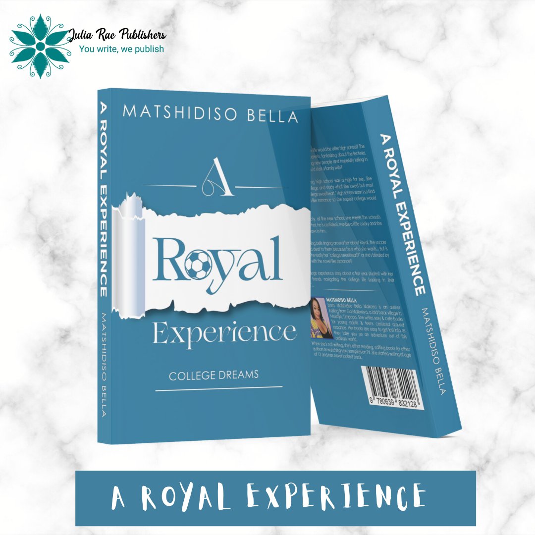 JR_Publishers's tweet photo. A new baby on the block by us 😁😁😁

*Cover reveal* 

#ARoyalExperience by @MatshidisoBella 
#Selfpublishing
#SouthAfricanLiterature 
#IndieAuthor https://t.co/BRWmL0N3QK
