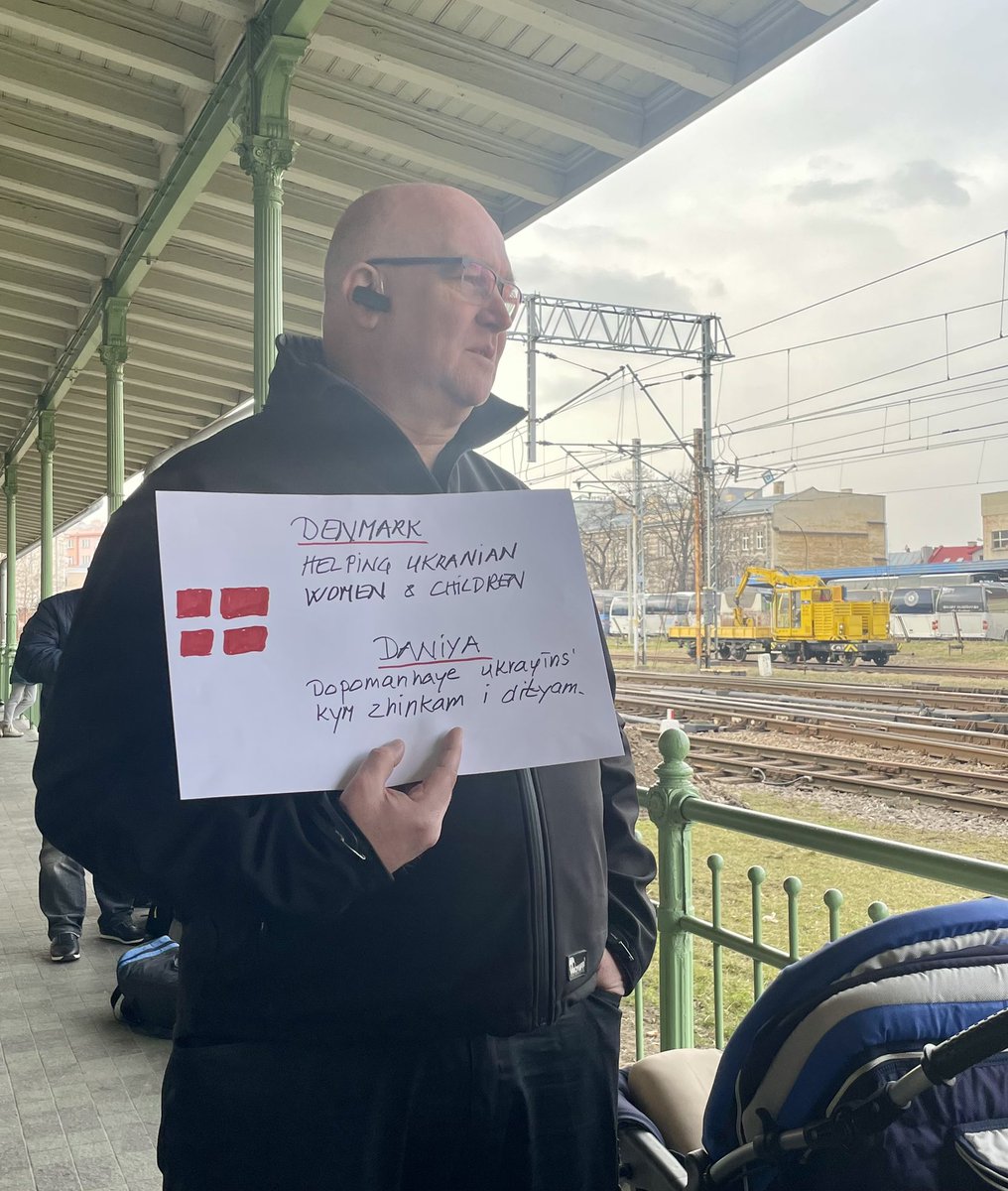 This man drove to Poland from DENMARK to help Ukrainian women and children. He said he is going back with six people, whom he will help settle in a new country, over 2000 km. away from home. 

“Putin is a dictator, and we don’t like that in Denmark,” he said.